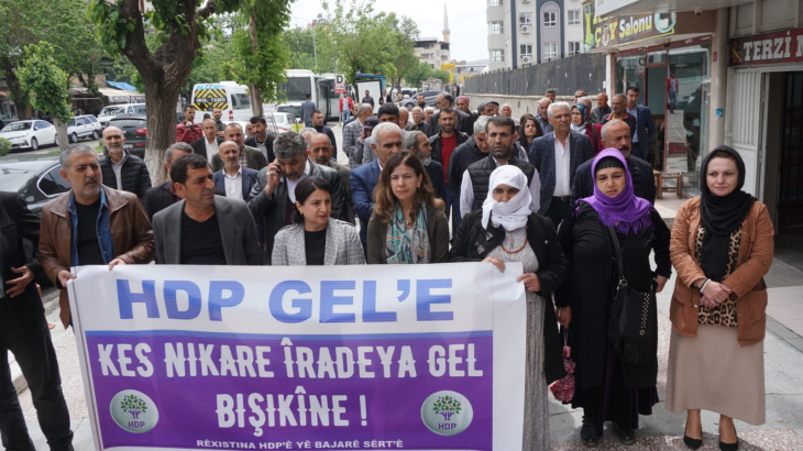 HDP Siirt İl Örgütü Ankara'da Yaşanan Olaya Karşı Sert Tepki Gösterdi