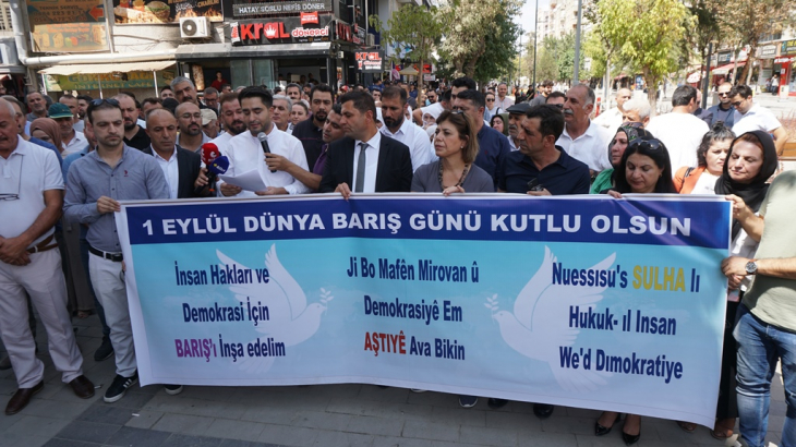 Siirt'te 1 Eylül Dünya Barış Günü Nedeniyle HDP, CHP, DEVA ve STK'dan Ortak Açıklama!