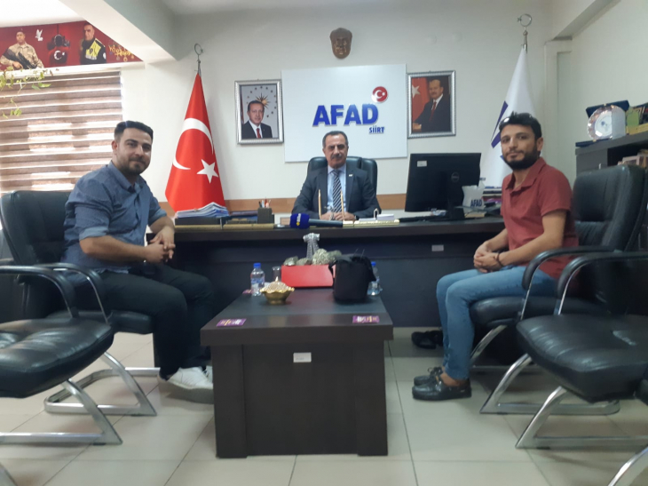 Artı Siirt'ten AFAD İl Müdürlüğüne Ziyaret 
