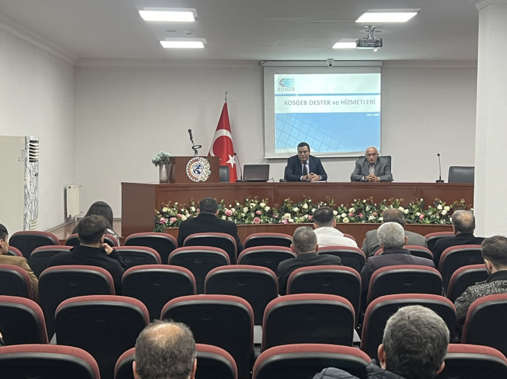 Siirt'te KOSGEB Destekleri Bilgilendirme Toplantısı Düzenlendi