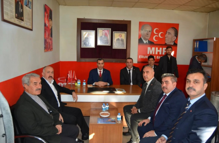 MHP Siirt İl Başkanı Tükenmez'den Eruh'a Ziyaret