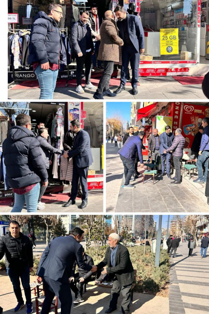AK Parti Siirt İl Başkanı Ekrem Olğaç'tan Esnaf Ziyareti