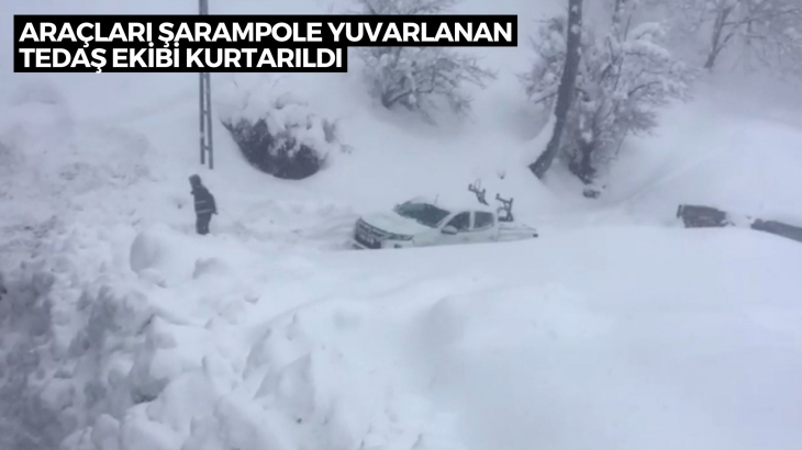 Siirt'te Kar Yağışı! Hastalar Yolda Kaldı Araç Şarampole Yuvarlandı Mevsimlik İşçiler Yolda Mahsur Kaldı