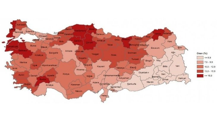 Siirt'te yaşlı nüfusun toplam nüfus içindeki oranı belli oldu!