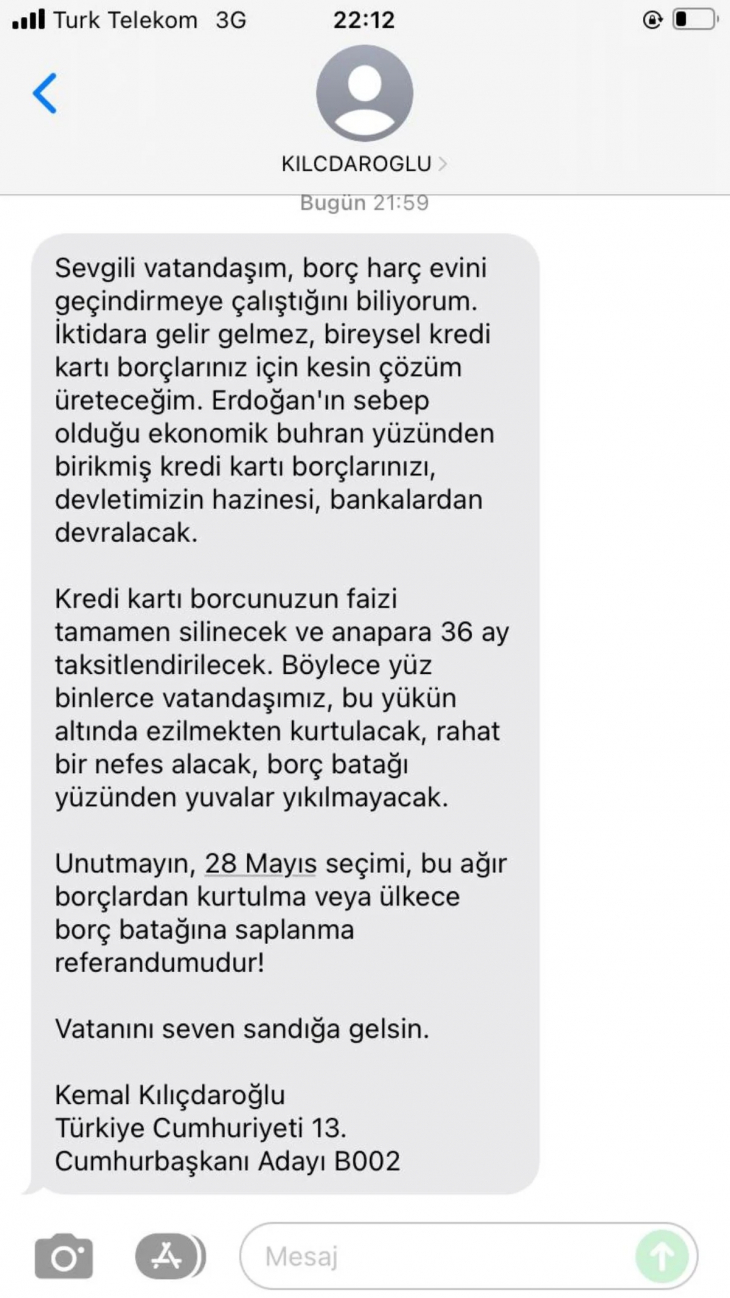 Kemal Kılıçdaroğlu'nun SMS'leri için yasak kararı alındı