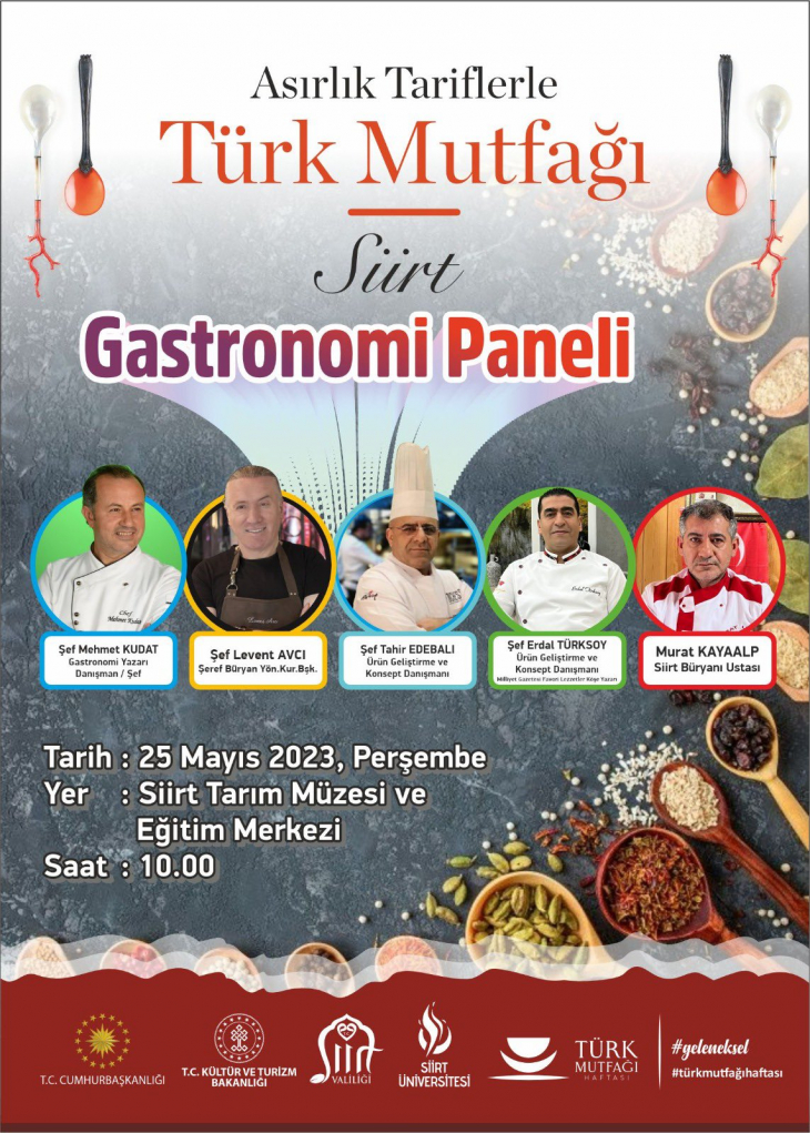 'Türk Mutfağı Haftası' Etkinlikleri Kapsamında Siirt'te Yemek Yarışması Düzenlencek!