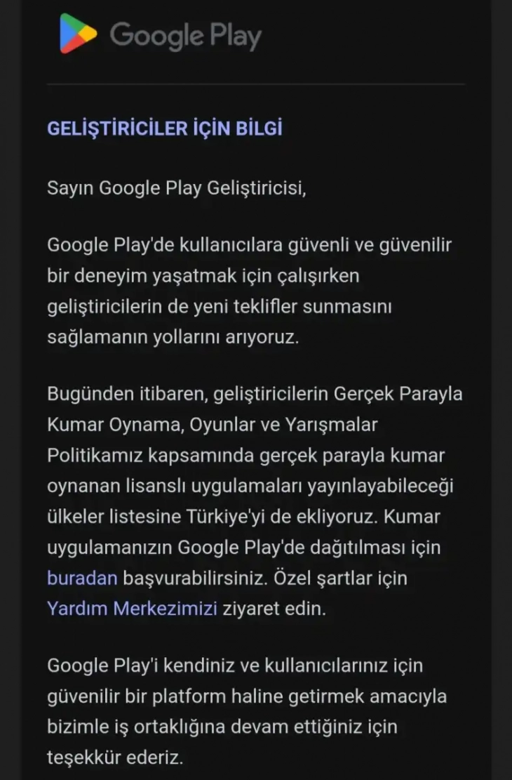 Google'dan Türkiye hamlesi: Kumarhaneler açılıyor