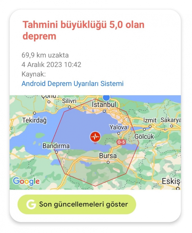 Deprem öncesinde bildirim gönderdi: Android deprem uyarı sistemi nasıl açılır?