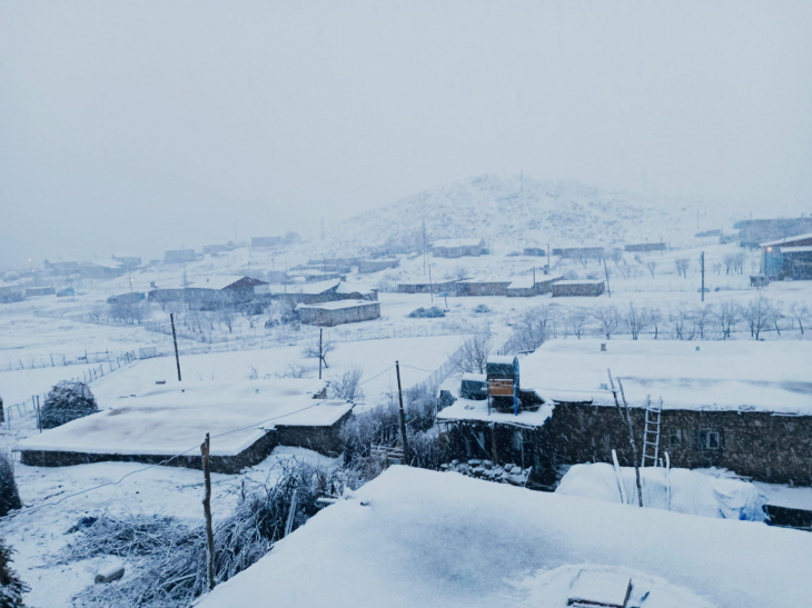Siirt'te Yoğun Kar Yağışı Başladı!