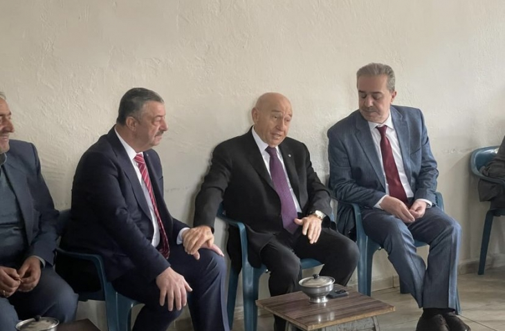 Nihat Özdemir'den Şirvan Belediye Başkanı Necat Cellek'e Ziyaret