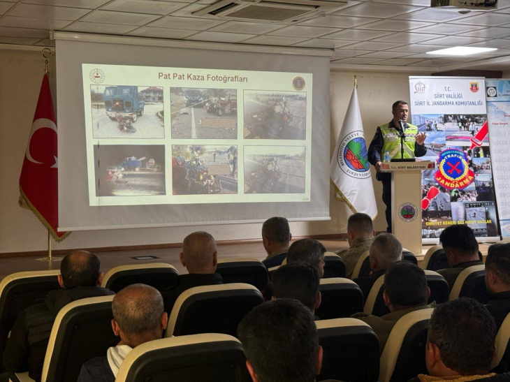Siirt'te Patpat Kazalarını Önlemek Amacıyla Vatandaşlara Eğitim Veriliyor