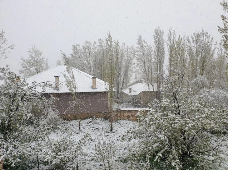 Komşu ilimizde Mayıs ayında kar sürprizi