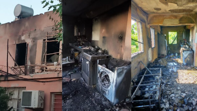 Adana'da Yaşayan Siirtli Taş Ailesinin Evi Çıkan Yangında Kül Oldu!
