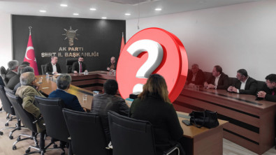 Erdoğan Seçim Kararı Aldı! AK Parti Siirt İl Başkanlığında ki Kritik Toplantıda Masaya Hangi İsimler Geldi?