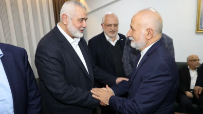 Hamas Siyasi Büro Başkanı Heniyye, Siirt Vakfı Genel Başkanı Zeki Akyüz'ü İle Görüştü!