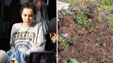 Hırsızlar, içinde para gömülü olduğu düşüncesiyle Dilan Polat'ın annesinin mezarını kazdı