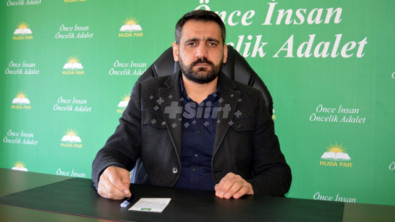 Hüda-Par Siirt İl Başkanı Abdülhakim Tekin'den Adana'da Parti İl Başkanlığı'na Yapılan Saldırıya İlişkin Açıklama