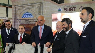 Kültür ve Turizm Bakanı Ersoy, EMITT Fuarı'nda Siirt standını ziyaret etti