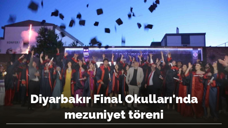Diyarbakır Final Okulları'nda mezuniyet töreni