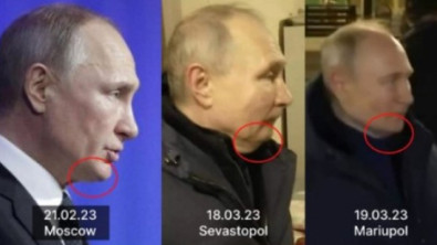 Putin dublör mü kullanıyor? Aynı zamanlarda çekilen 3 fotoğraf akılları kurcalıyor