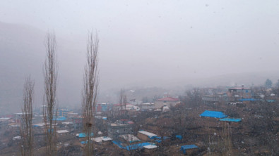 Siirt'in Yüksek Kesimlerinde Kar Yağışı Başladı!