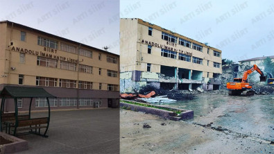Siirt'te 51 Yıllık Okul Yıkılmaya Başlandı!