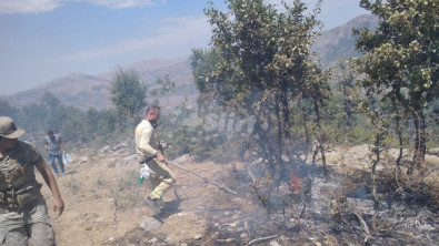 Siirt'te Orman Yangını! Ekipler Olay Yerinde