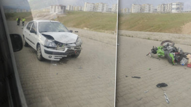 Siirt'te Otomobil İle Motosiklet Kafa Kafaya Çarpıştı: 1 Yaralı