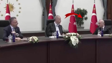 Yaptığı gaf sonrası Cumhurbaşkanı Erdoğan, Bahçeli'ye dönüp böyle seslendi: Bir sürçü lisan oldu galiba