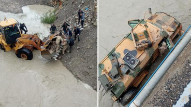 Zırhlı araç Zap Suyu'na uçtu! 12 asker yaralandı